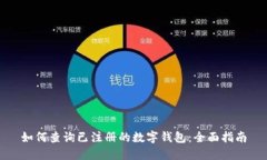 如何查询已注册的数字钱