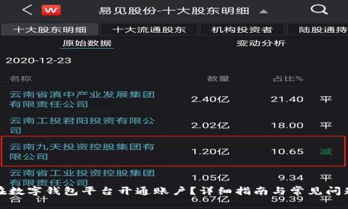 如何在数字钱包平台开通账户？详细指南与常见问题解答